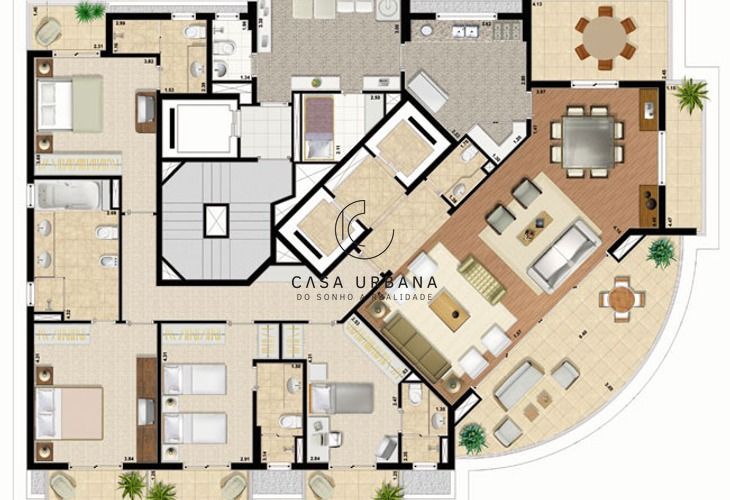 Apartamento à venda com 4 quartos, 227m² - Foto 19