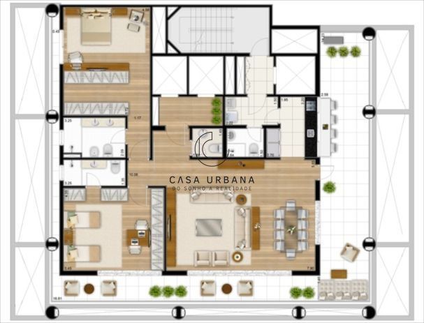 Apartamento à venda com 2 quartos, 204m² - Foto 25