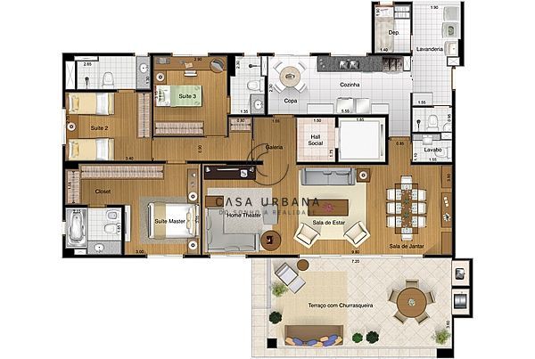 Apartamento à venda com 4 quartos, 162m² - Foto 20