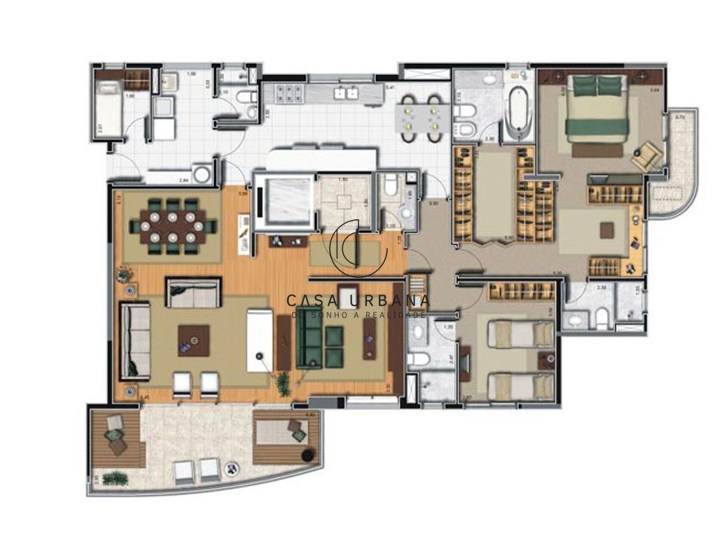 Apartamento à venda com 3 quartos, 167m² - Foto 15