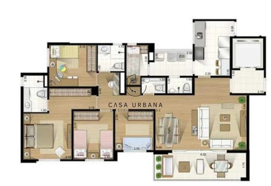 Apartamento à venda com 3 quartos, 146m² - Foto 17