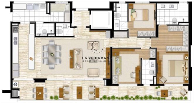 Apartamento à venda com 3 quartos, 170m² - Foto 14