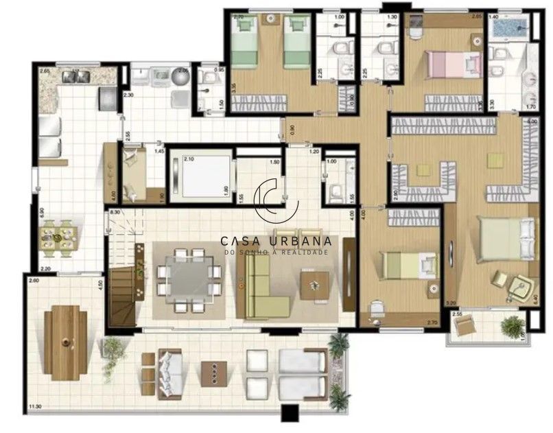 Apartamento, 4 quartos, 204 m² - Foto 30