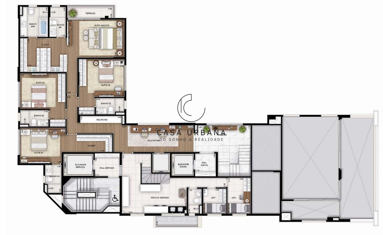 Apartamento à venda com 4 quartos, 330m² - Foto 13