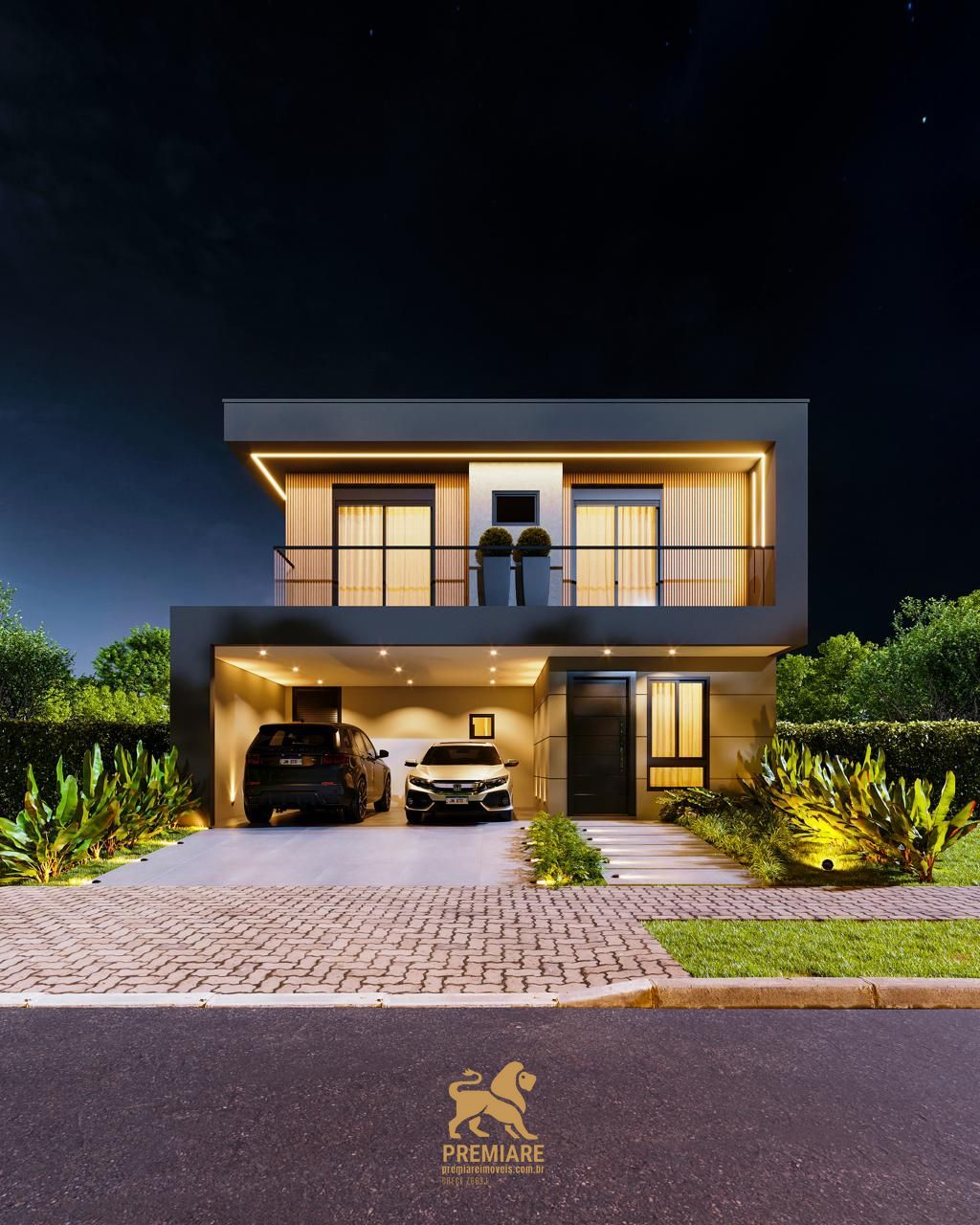 Casa em condomínio à venda  no Jardim Carvalho - Ponta Grossa, PR. Imóveis