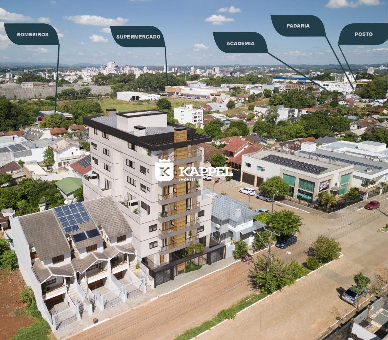 Apartamento 2 dormitórios no Montanha, Lajeado