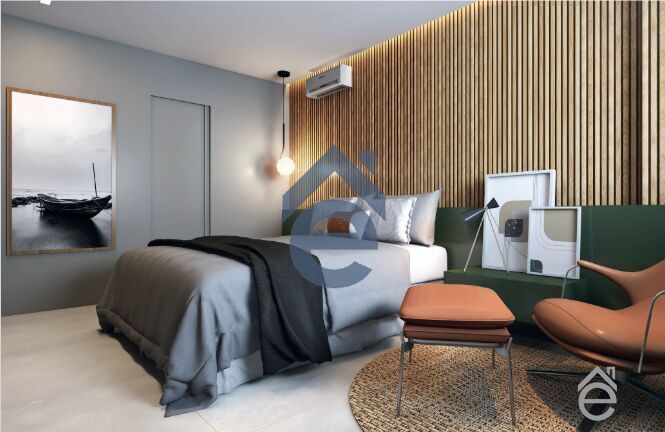 Apartamento, 1 quarto, 46 m² - Foto 1