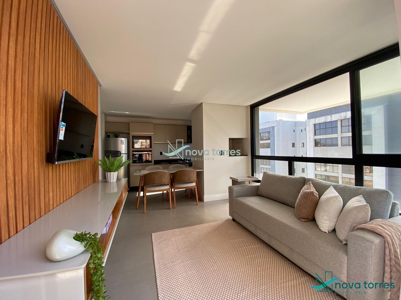Apartamento com 2 dormitórios na Praia da Cal em Torres-RS