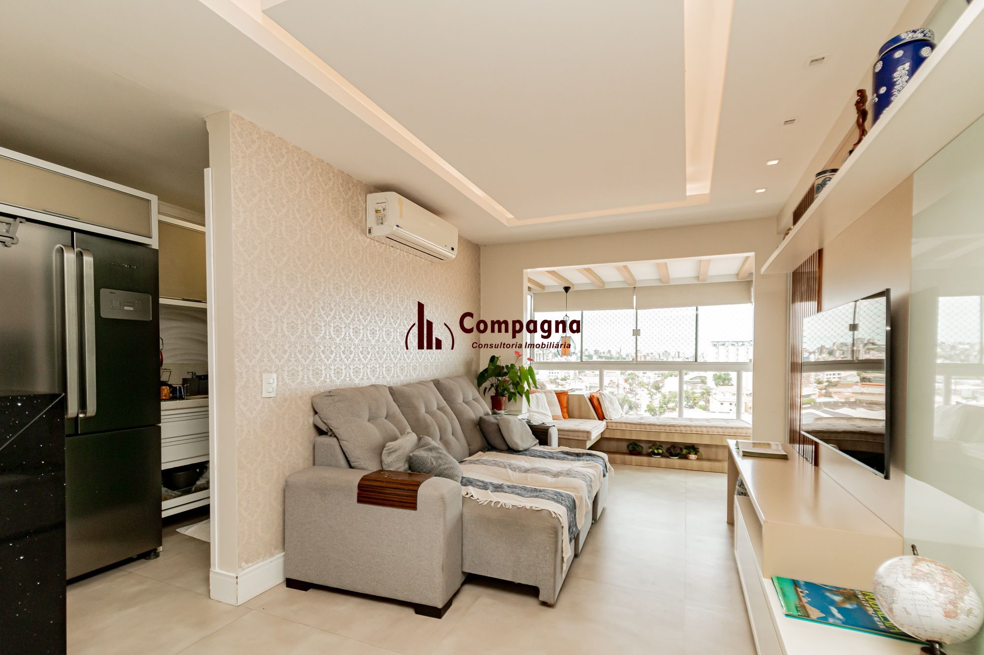 Apartamento 3 dormitórios, 2 banheiros, 1 vaga coberta e piscinas B. São Geraldo — foto 4