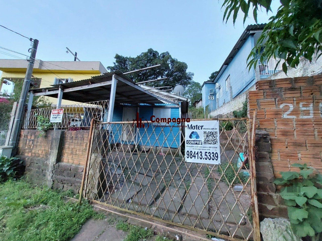 TERRENO COM CASA 2 DORMITORIOS, NO BAIRRO VILA NOVA, EM PORTO ALEGRE, RS