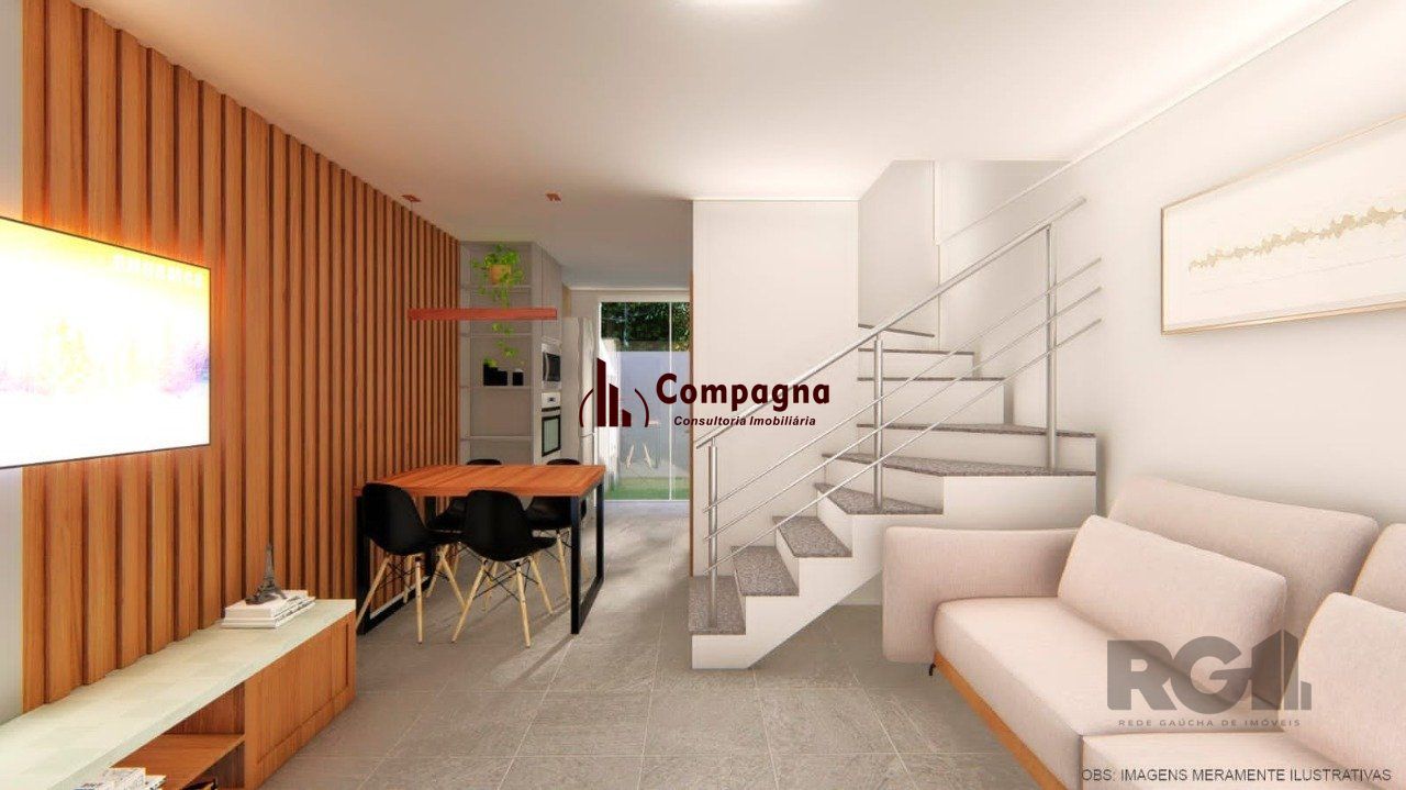 CASA ESTILO SOBRADO COM 2 QUARTOS E PÁTIO, À VENDA NO BAIRRO VILA NOVA, EM PORTO ALEGRE/RS