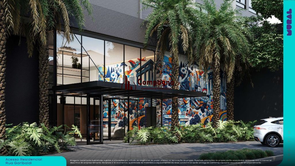 Studio 1 quartos à venda, 42m², Bom Fim - Porto Alegre