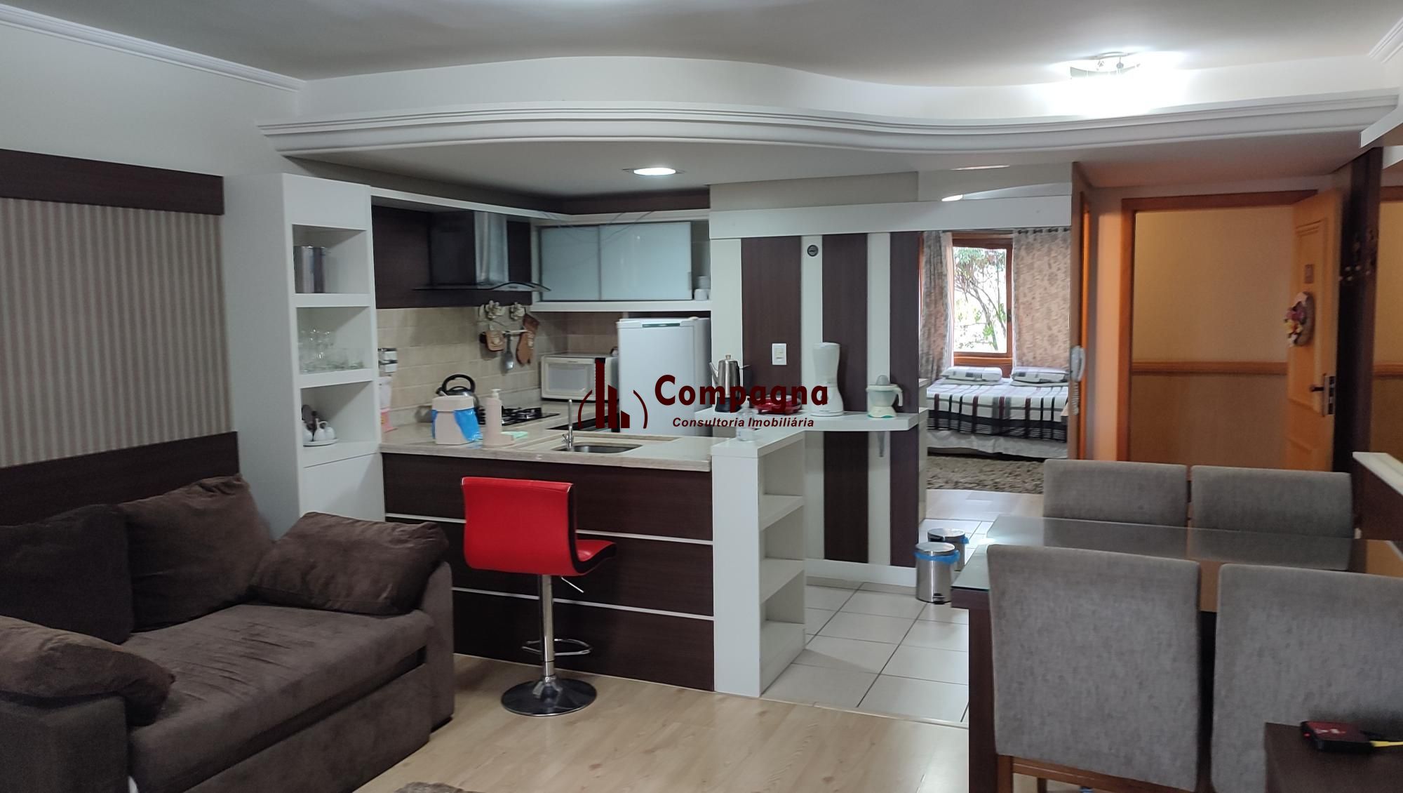 Living e Cozinha conjugada