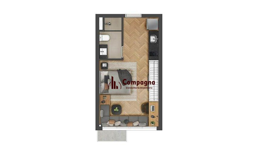 Loft 1 quartos à venda, 28m², Cidade Baixa - Porto Alegre — foto 5