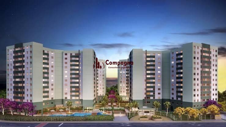 Apartamento para Venda - 60.6m², 2 dormitórios, sendo 1 suites, 1 vaga - Marechal Rondon