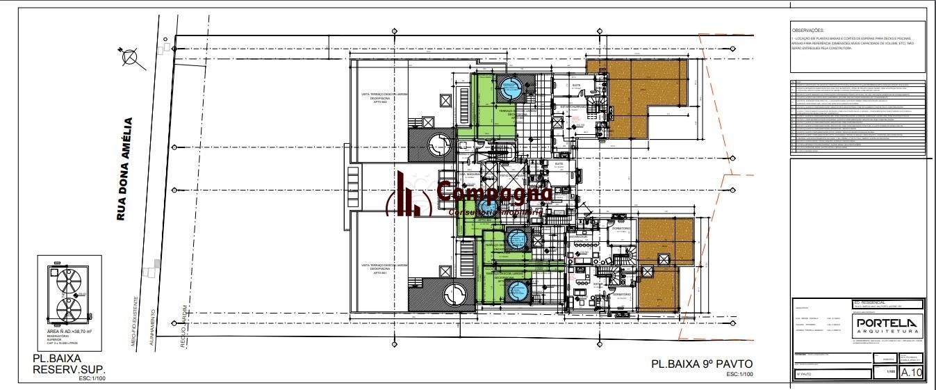 Cobertura para Venda - 199m², 4 dormitórios, sendo 2 suites, 3 vagas - Menino Deus — foto 2
