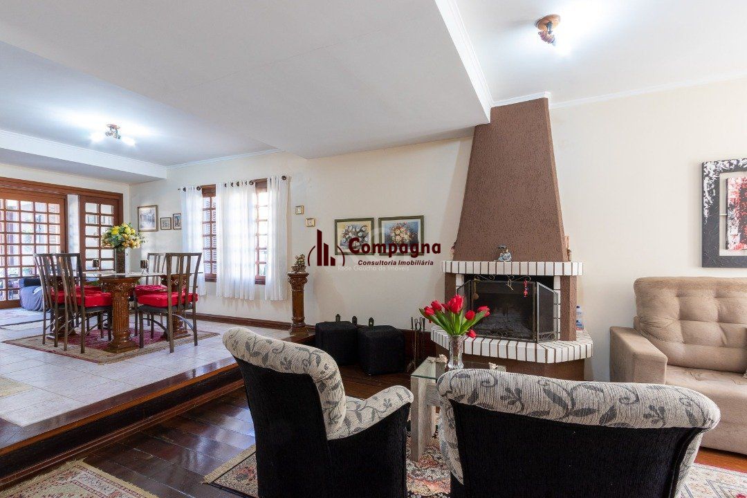 Sala com lareira