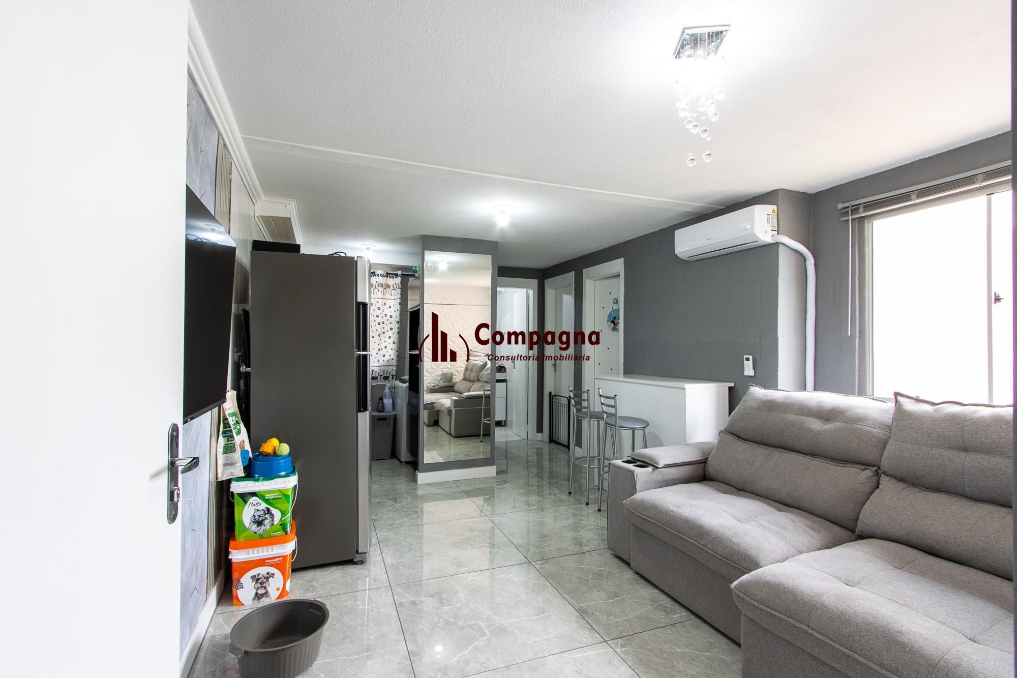 Apartamento de 2 dormitórios com vaga rotativa no bairro Vila Nova Porto Alegre