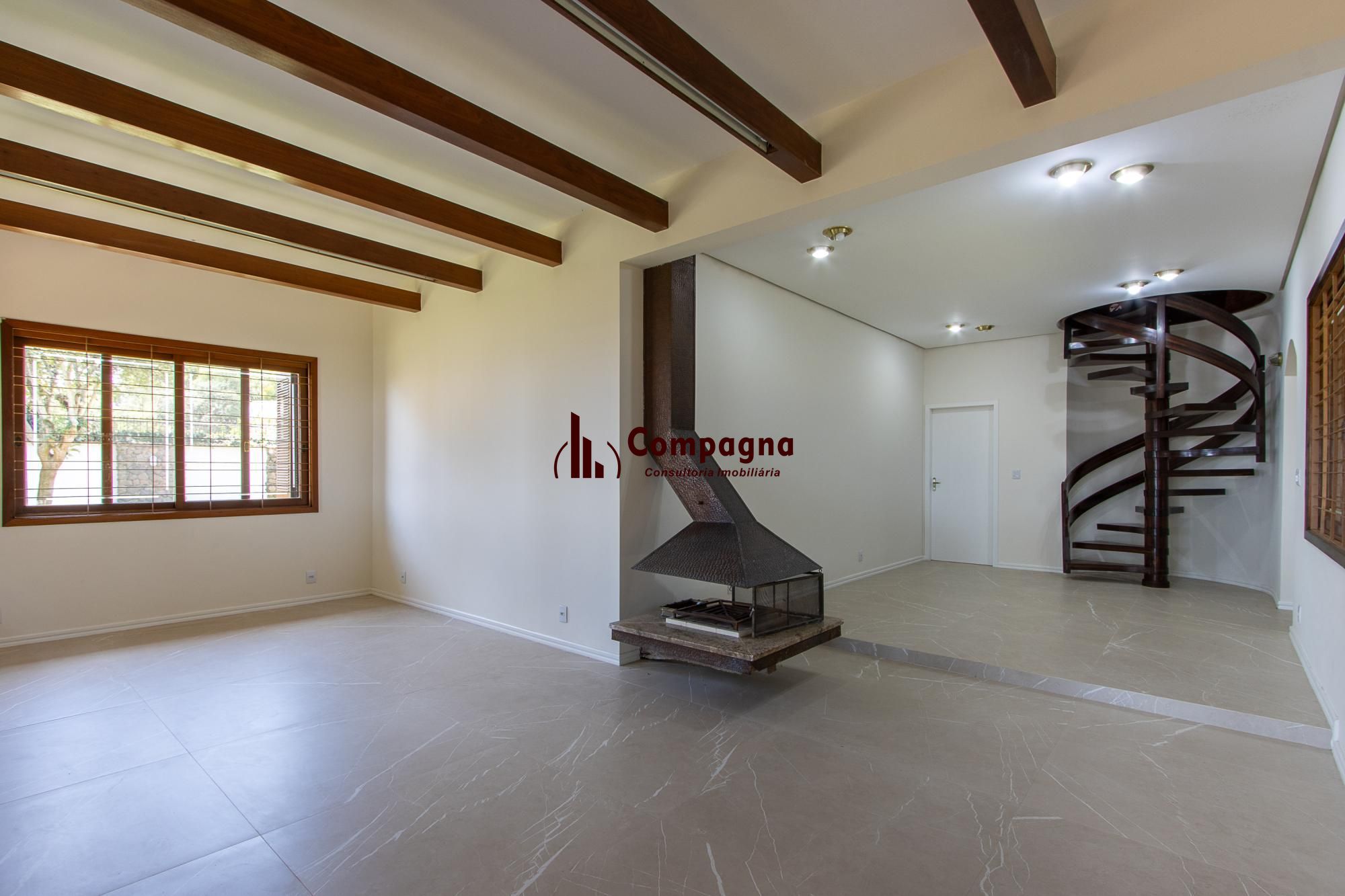 Casa com 2 dormitórios 3 banheiros. lareira e churrasqueira, e com arquitetura moderna. — foto 5