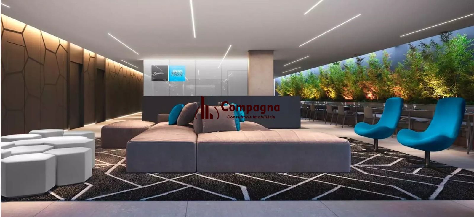 Cota de hotel no Park Plaza Grêmio – Andar Alto e Vista - Moinhos de Vento — foto 3