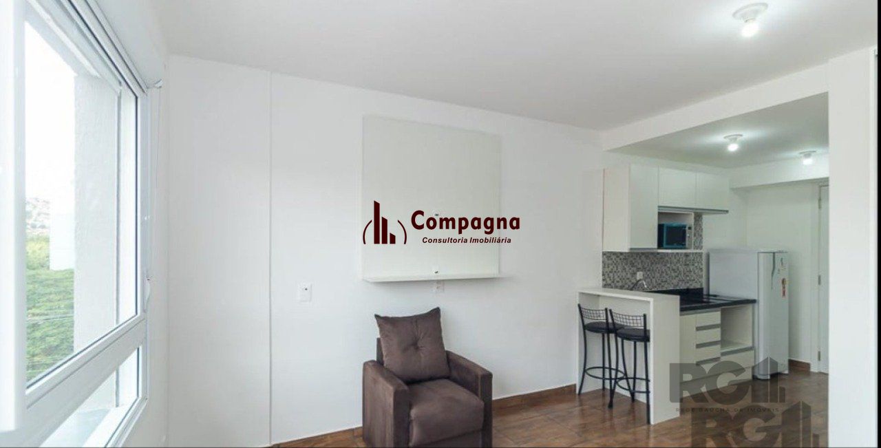 Loft com 27m², localizado ao lado da  PUCRS