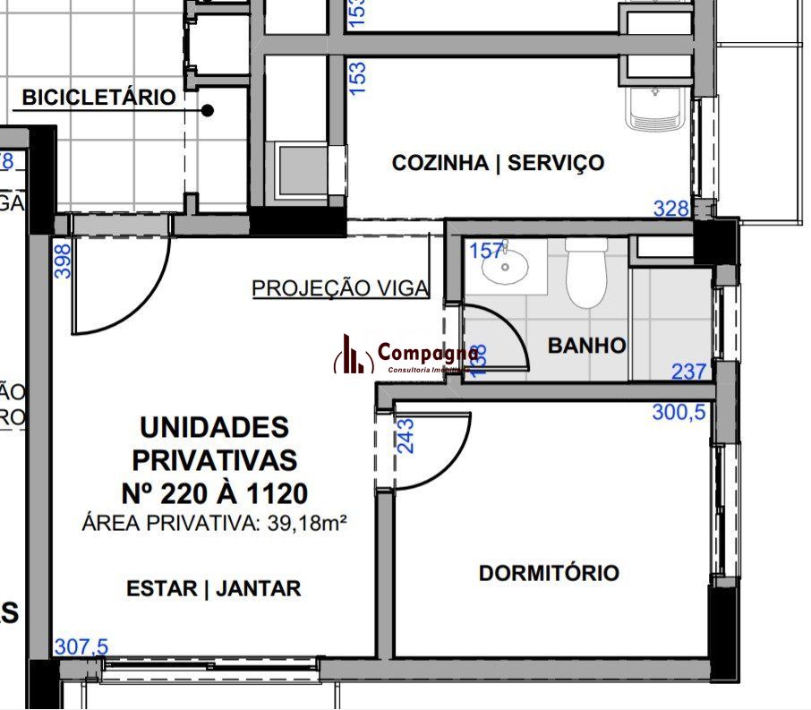 Apartamento para Venda - 39.18m², 1 dormitório, sendo 1 suites, 1 vaga - Partenon — foto 3