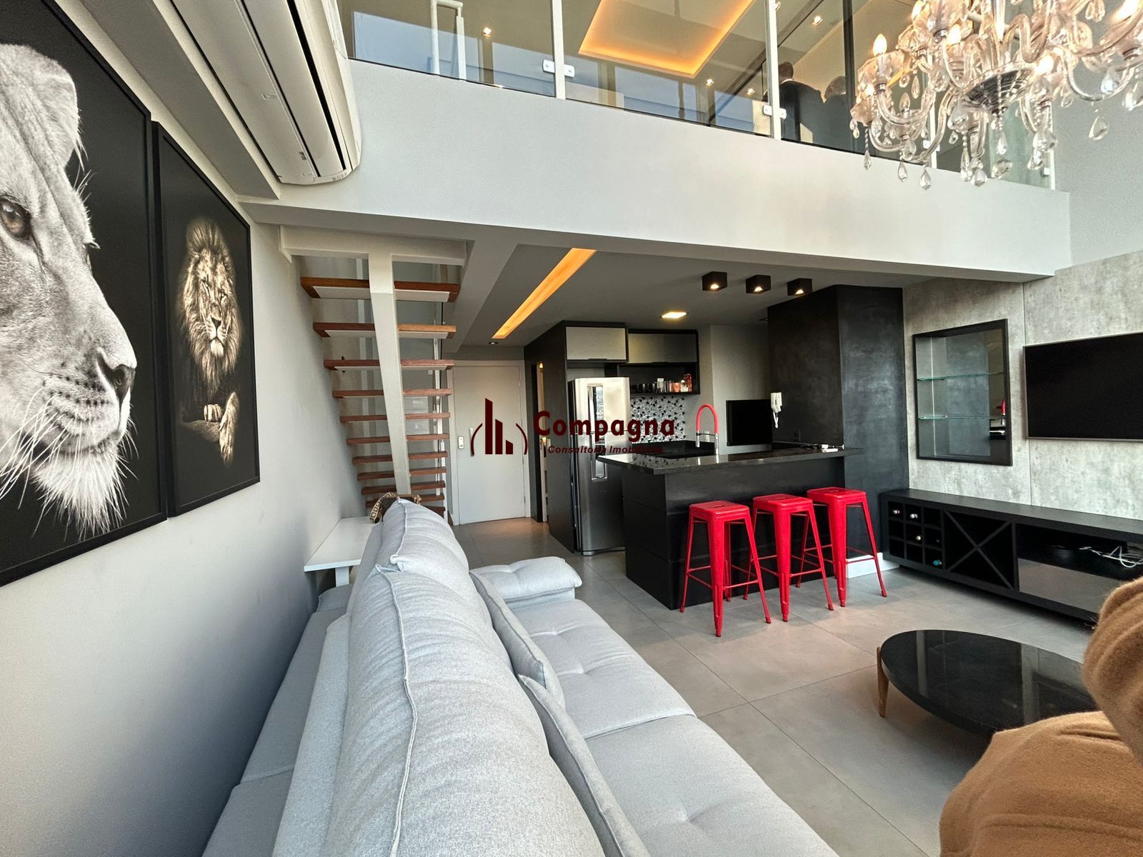 Apartamento duplex a venda, mobiliado e decorado, planta de 57 m2 com 1 dormitório, 2 vagas e 1 depósito. — foto 3