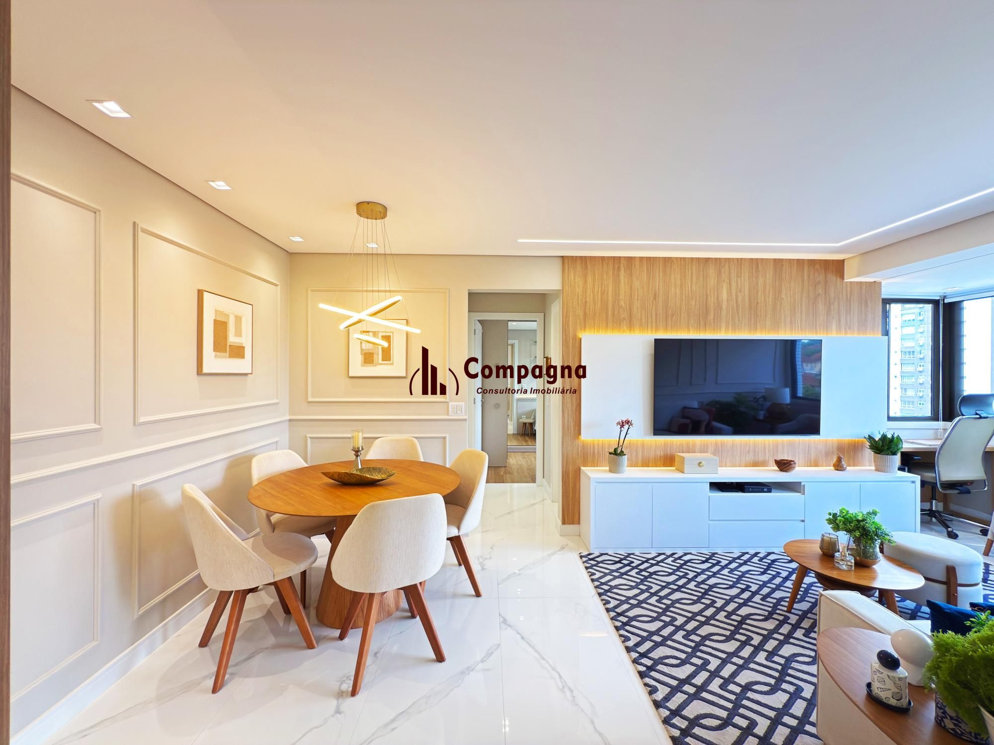 Belíssimo apartamento mobiliado e decorado 2 dorm 2 vagas c/piscina — foto 2