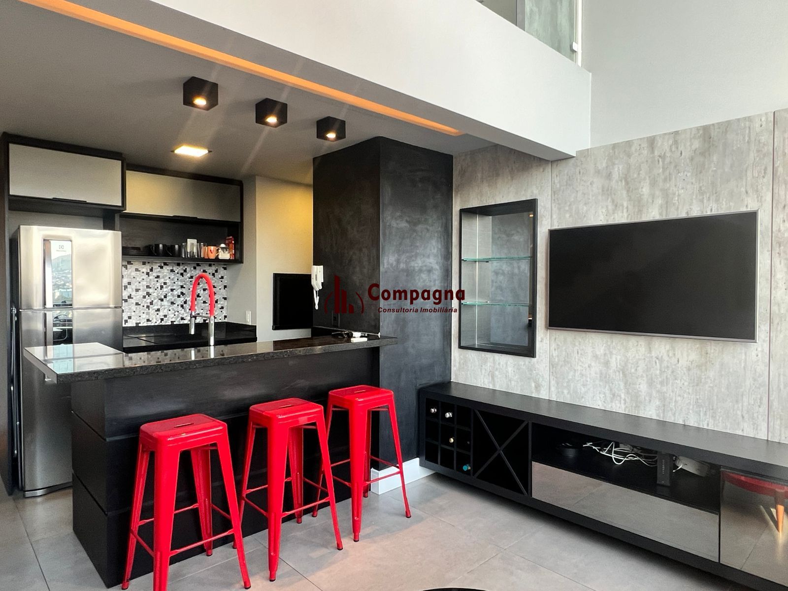 Apartamento duplex a venda, mobiliado e decorado, planta de 57 m2 com 1 dormitório, 2 vagas e 1 depósito. — foto 5