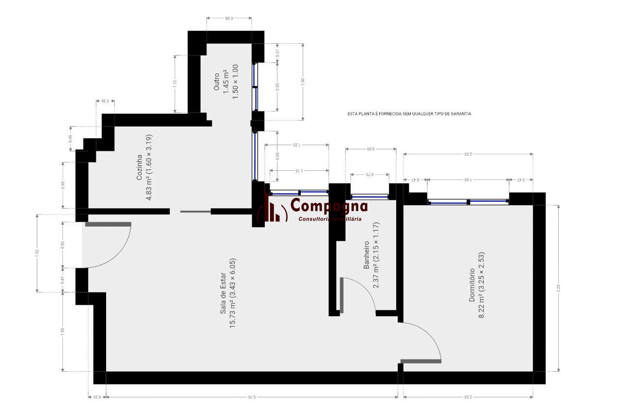 Apartamento 1 quartos à venda, 45m², Centro Histórico - Porto Alegre — foto 2
