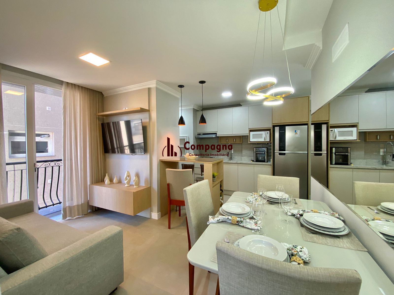 Apartamento NOVO em Capão da Canoa de 2 dormitórios e vaga