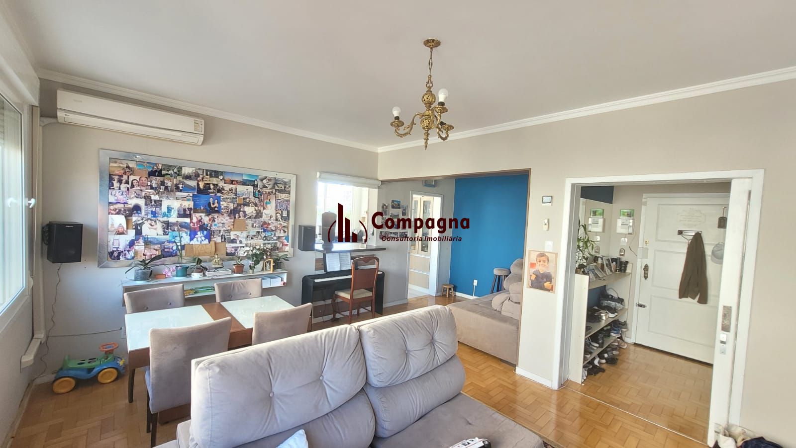 Apartamento mobiliado de 3 quartos, elevador no bairro Santana