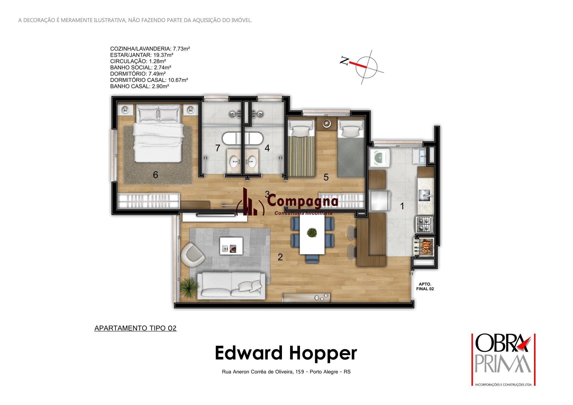 Apartamento 2 quartos à venda, 63m², Bela Vista - Porto Alegre — foto 3