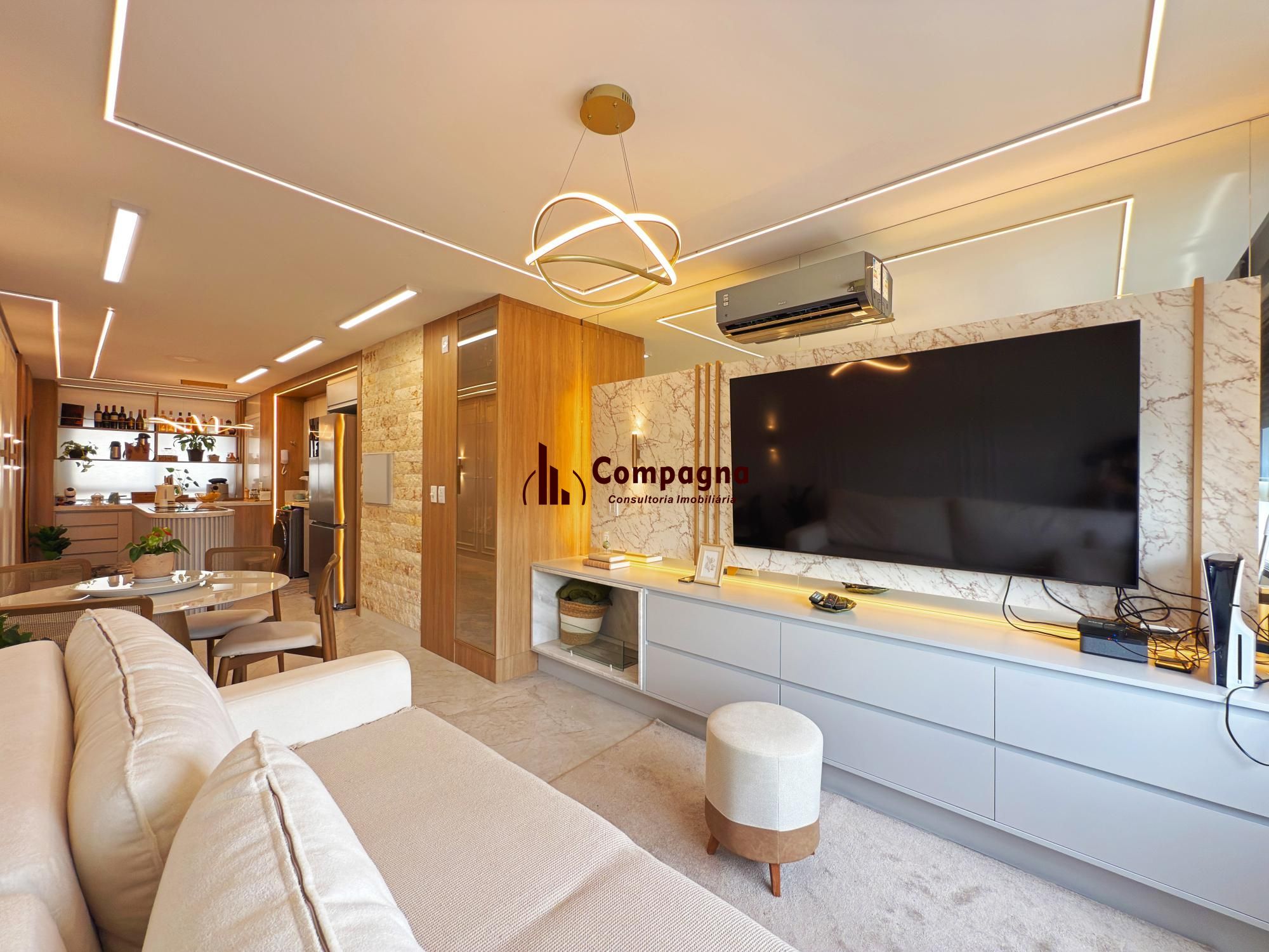 Apartamento semimobiliado no Cristal