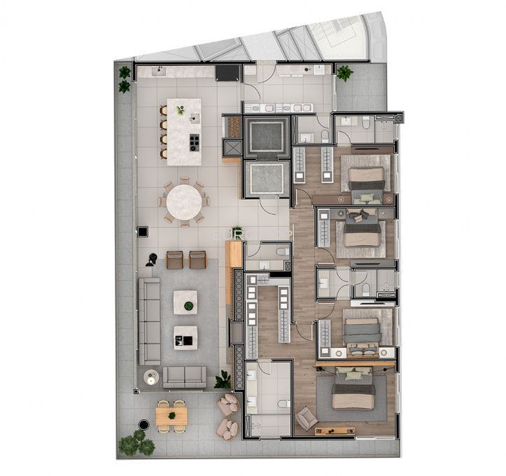 Apartamento à venda com 3 quartos, 205m² - Foto 25