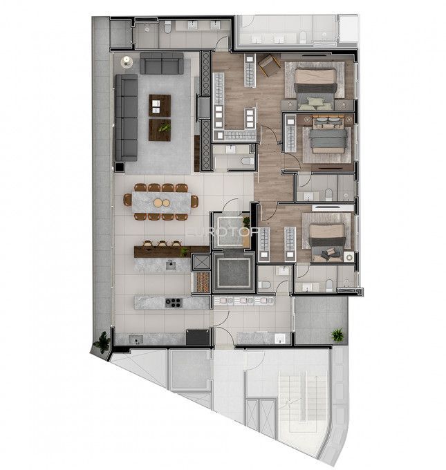 Apartamento à venda com 3 quartos, 205m² - Foto 27