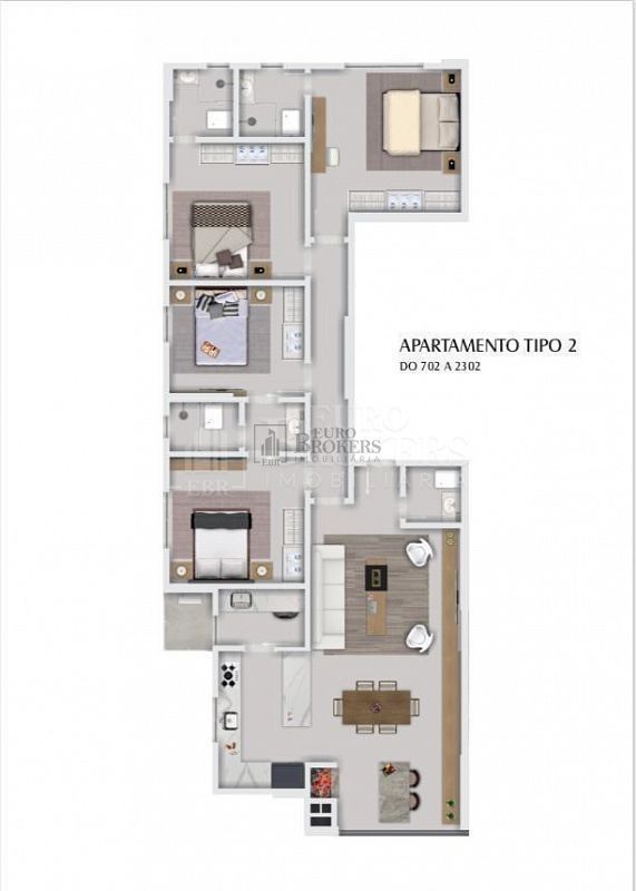 Apartamento à venda com 4 quartos, 136m² - Foto 14