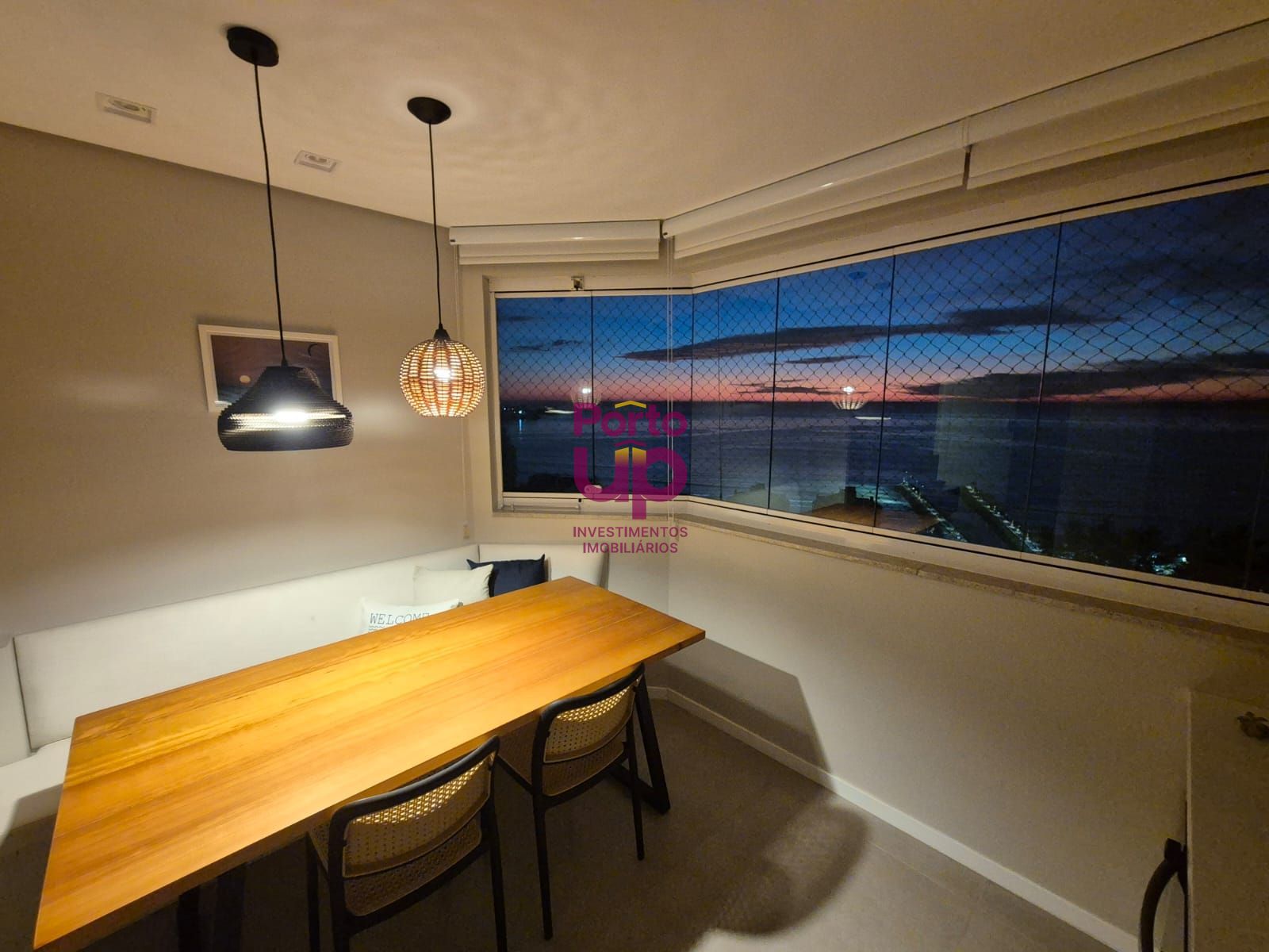Apto 3 Quartos (1 Suíte) Mobiliado e com Vista Mar no Tabuleiro - Itapema