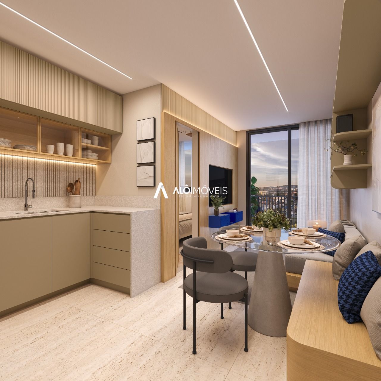 Apartamento, 1 quarto, 34 m² - Foto 1