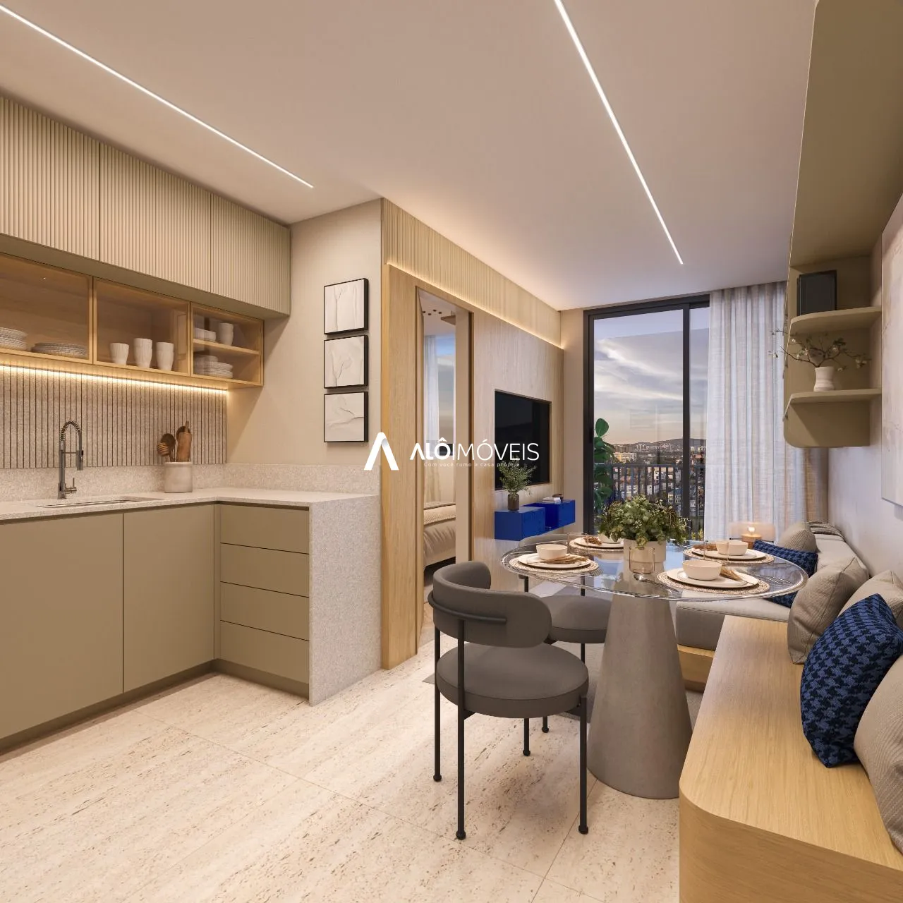 Apartamento, 1 quarto, 36 m² - Foto 1