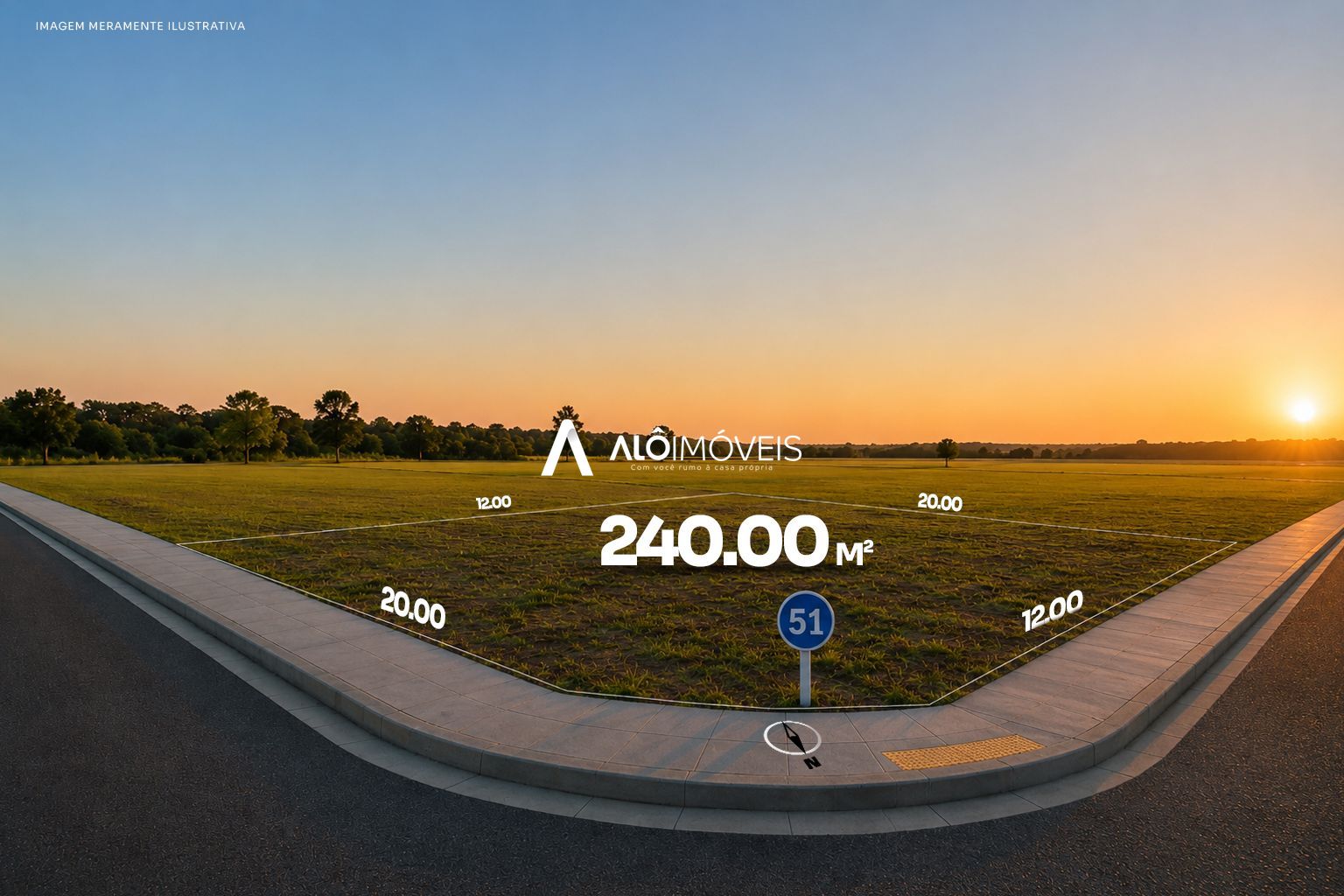 Terreno, 240 m² - Foto 1