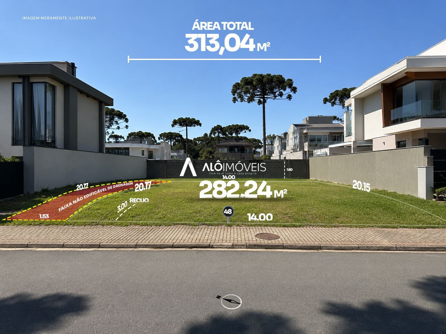 Terreno, 313 m² - Foto 2