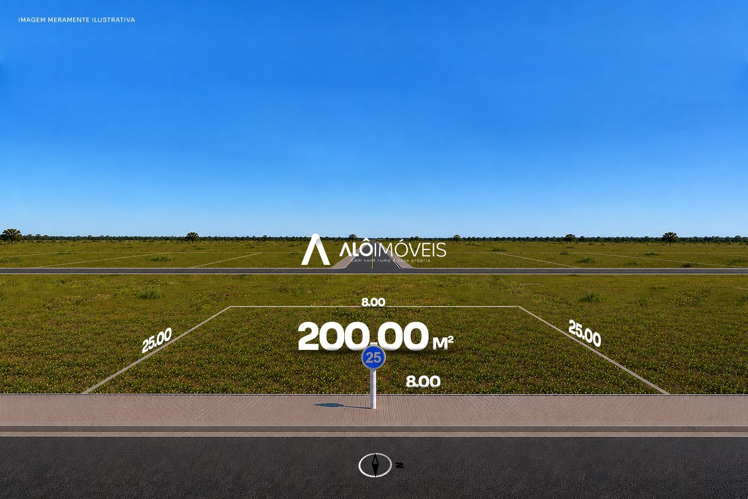Terreno, 200 m² - Foto 2