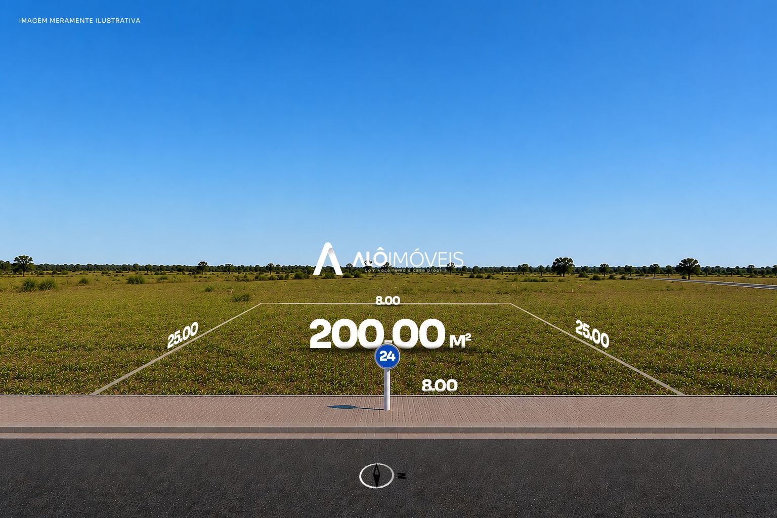Terreno, 200 m² - Foto 2