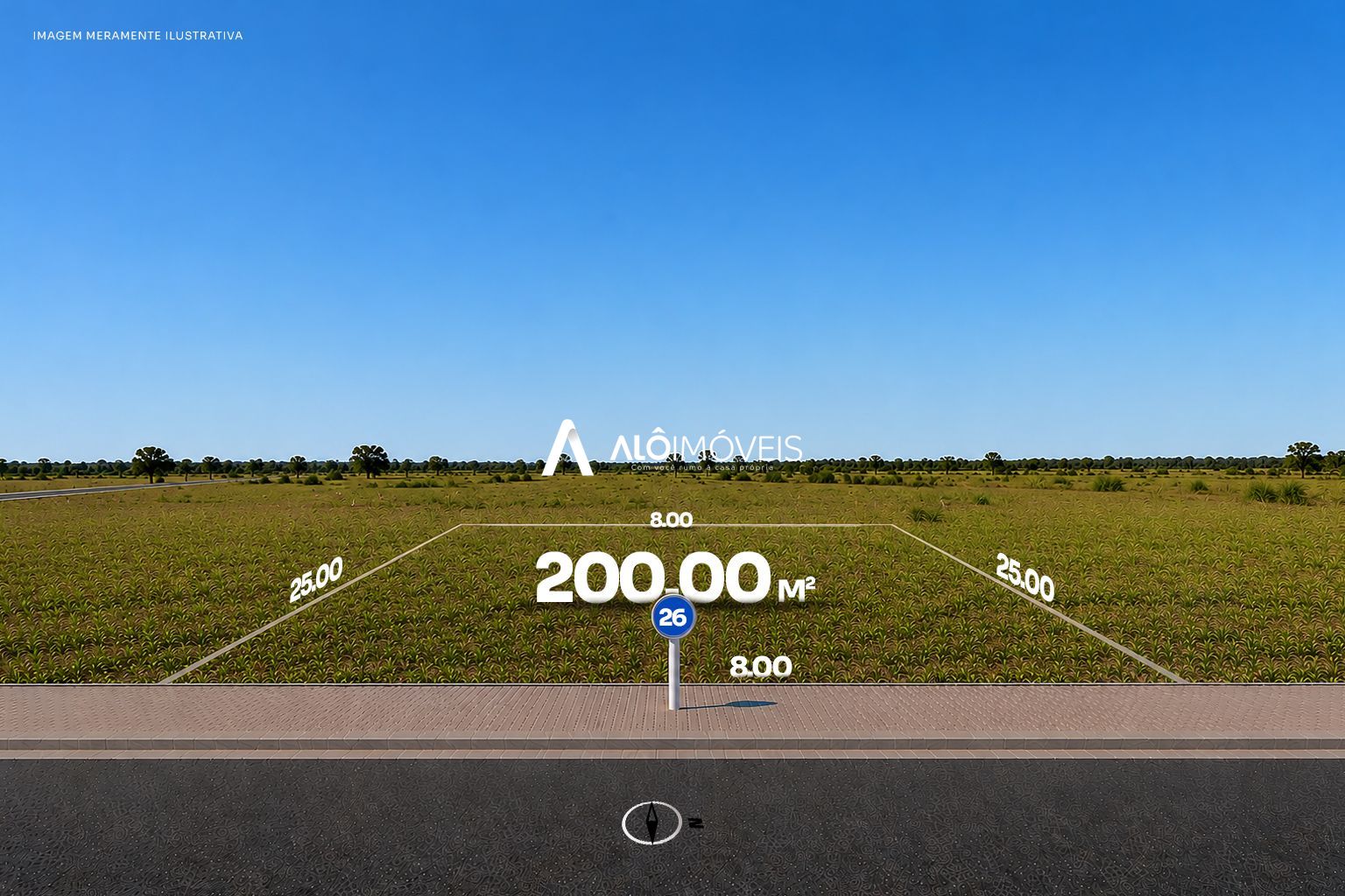 Terreno, 200 m² - Foto 2
