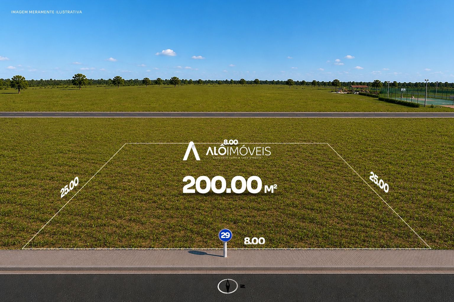 Terreno, 200 m² - Foto 1