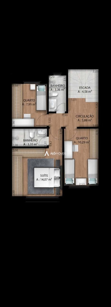 Sobrado, 3 quartos, 126 m² - Foto 29