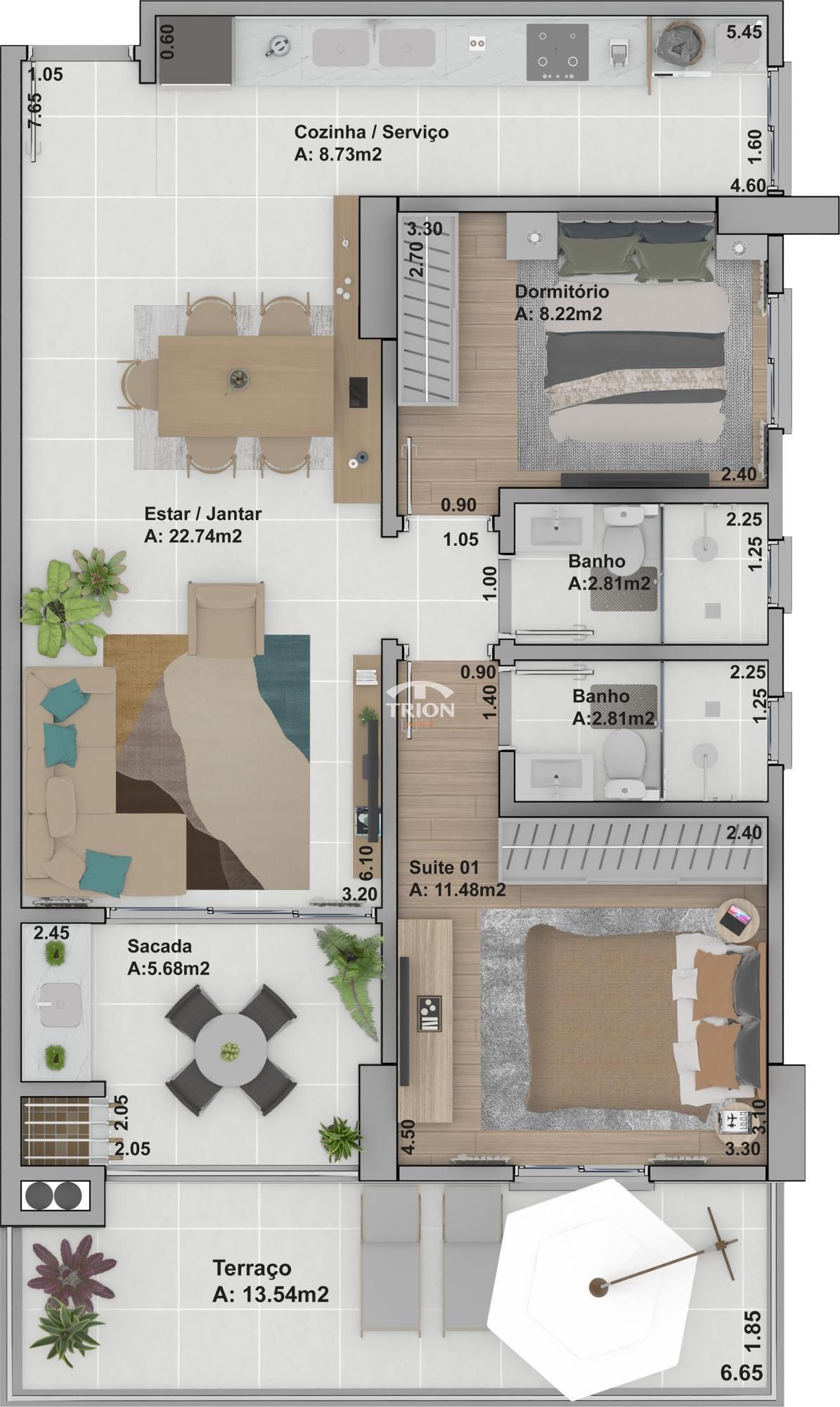 Apartamento, 2 quartos, 86 m² - Foto 4