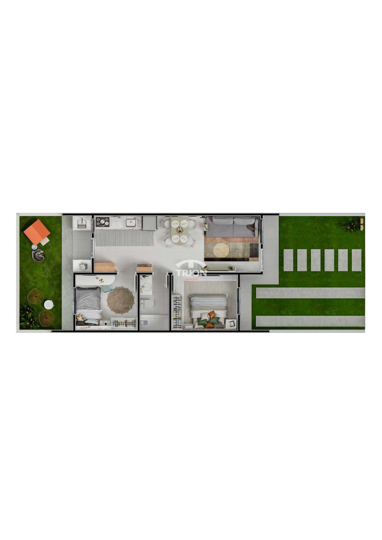 Casa, 2 quartos, 45 m² - Foto 26