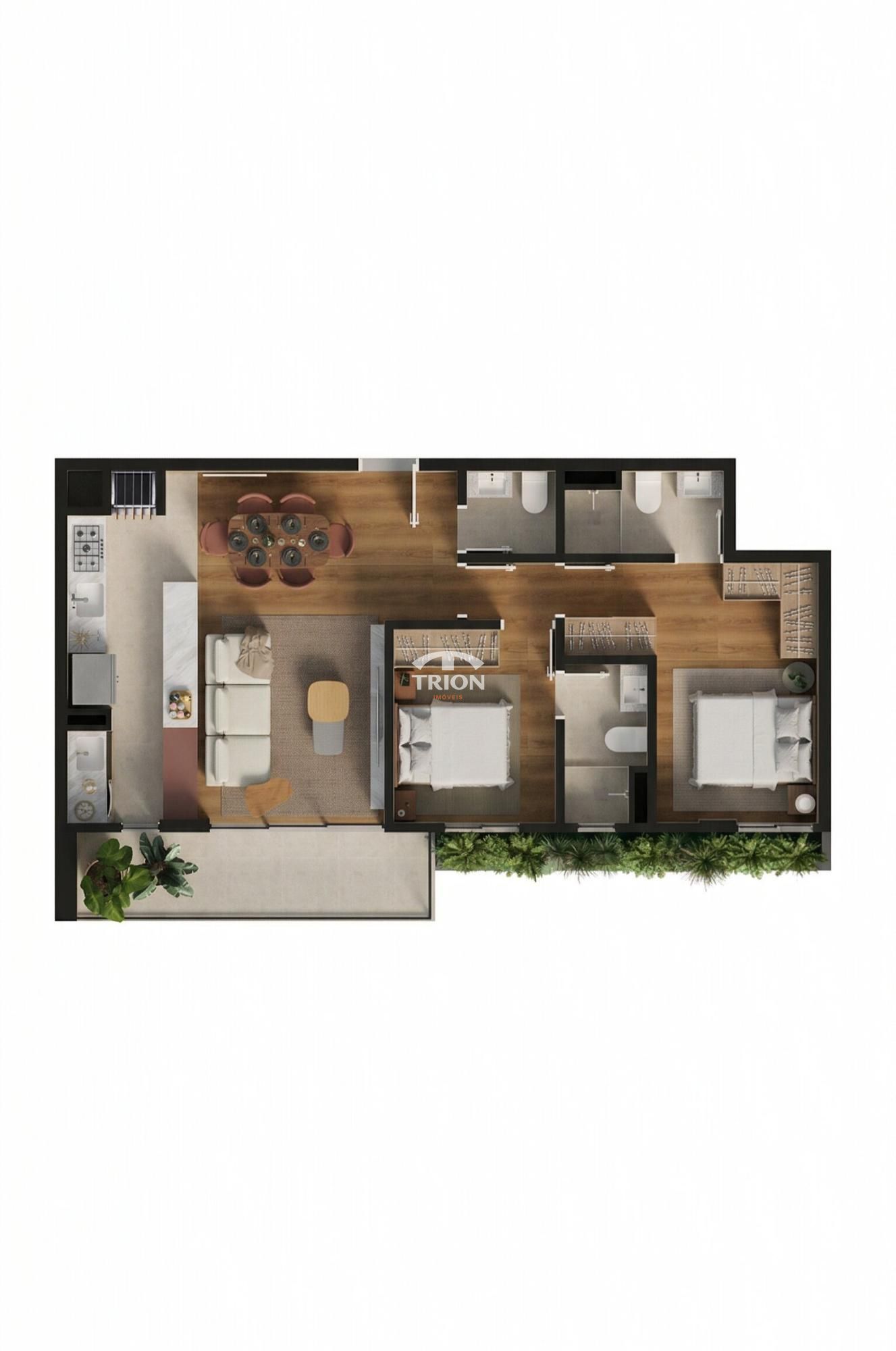 Apartamento, 2 quartos, 75 m² - Foto 8